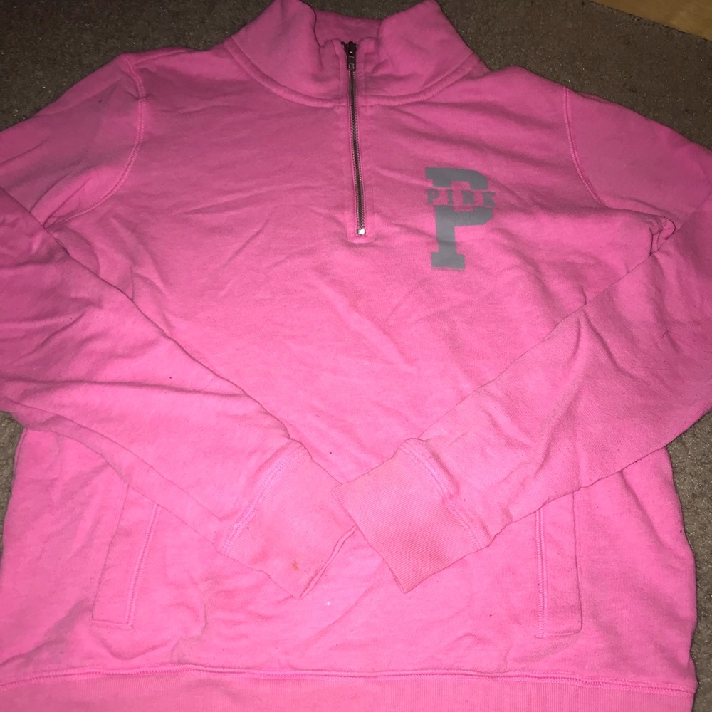 Pink PINK Victoria’s Secret quarter zip